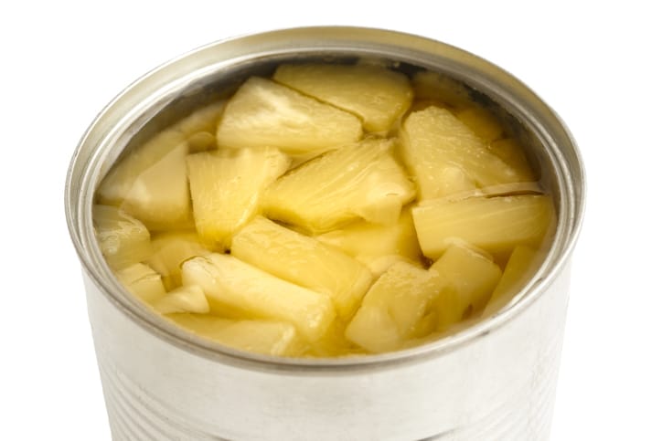 canned pineapple