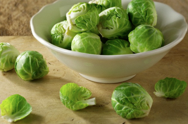 Brussels sprouts in a bowl