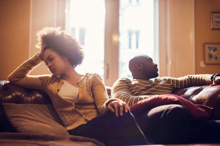 Young African American couple