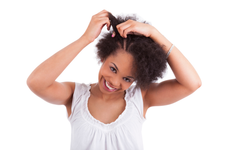 african american woman natural hair
