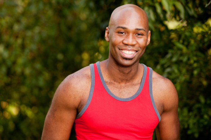fit man outside