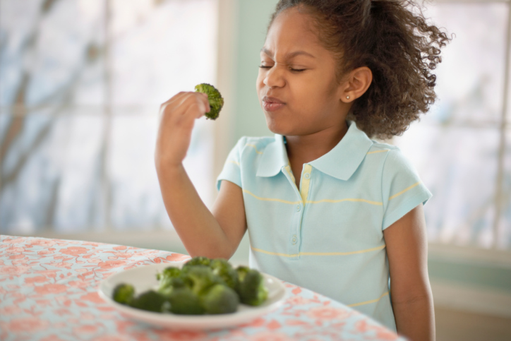 child not wanting to eat veggies