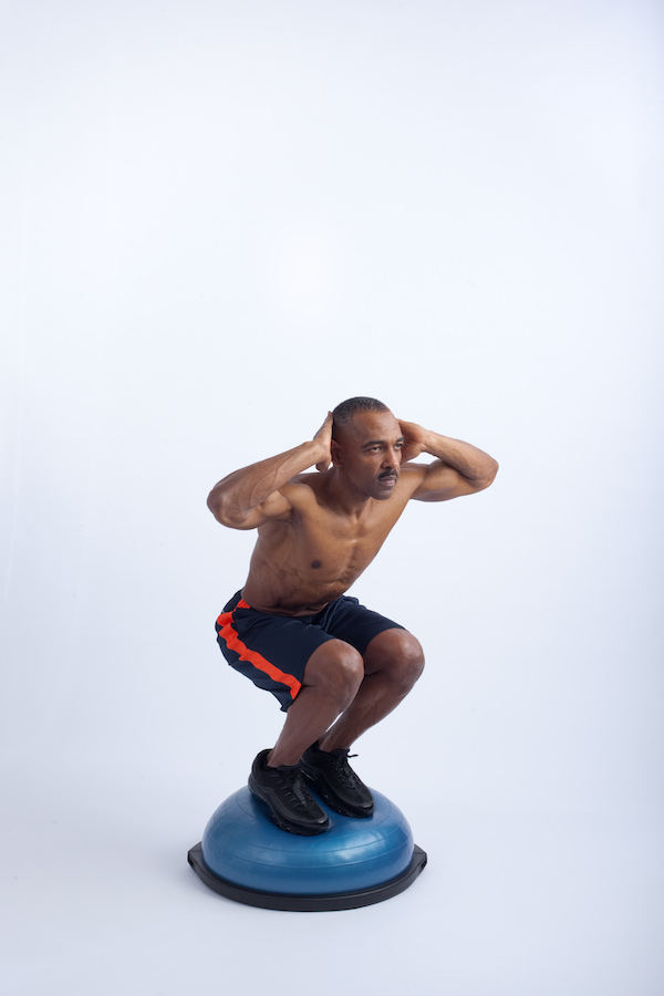 bosu squat 2