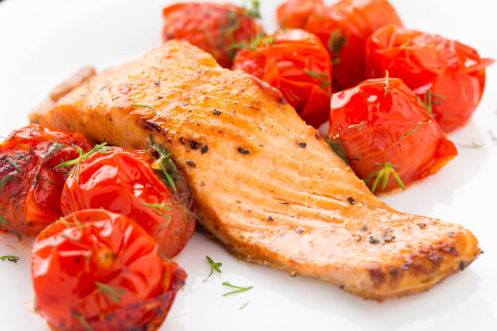 grilled salmon
