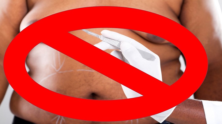 how to get rid of man boobs