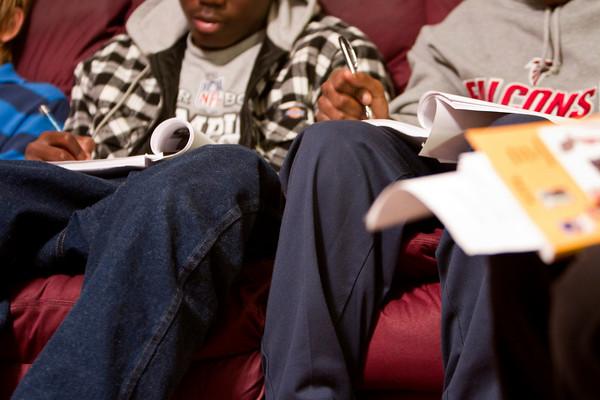 boys writing