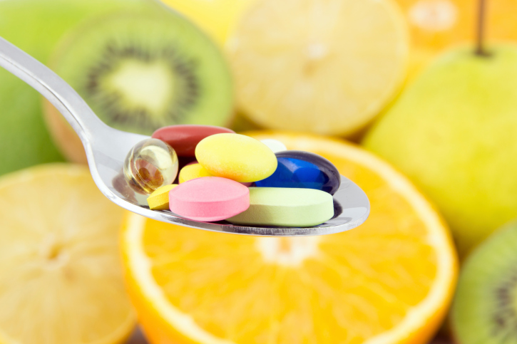vitamins with fruit