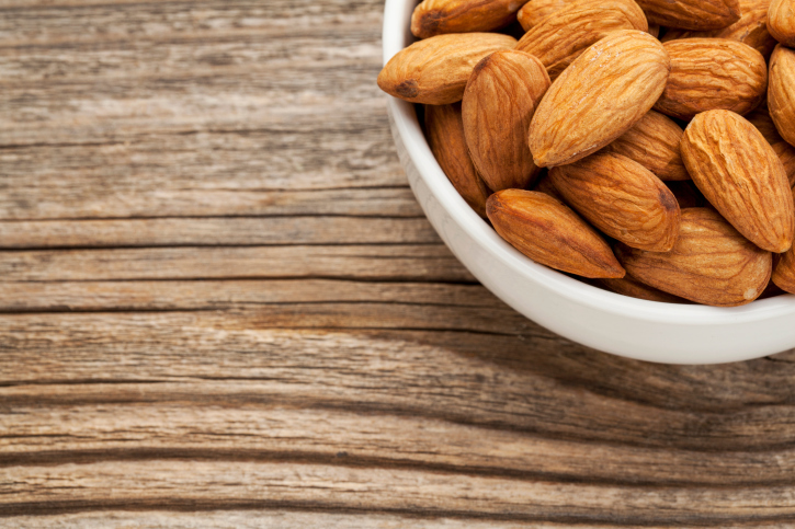 bowl of almonds
