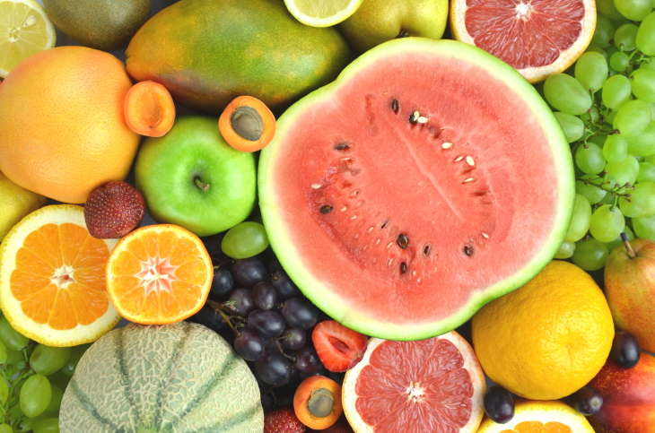 variety of fruit with vitamin C