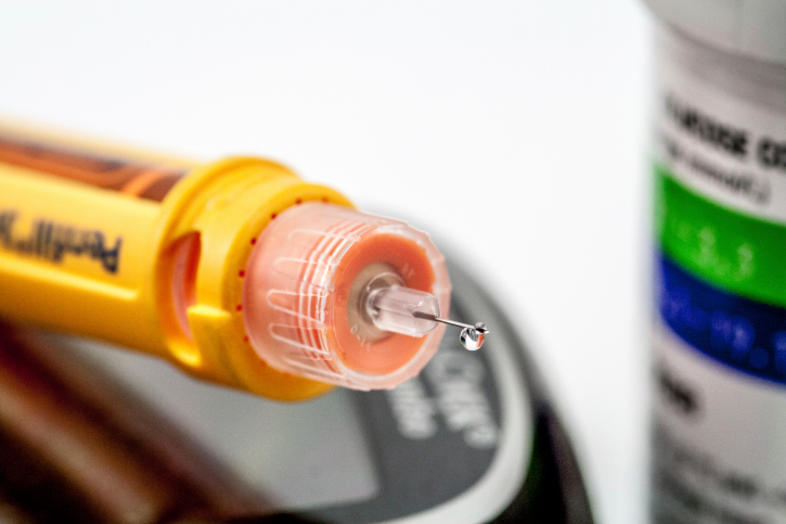 type 1 diabetes needle