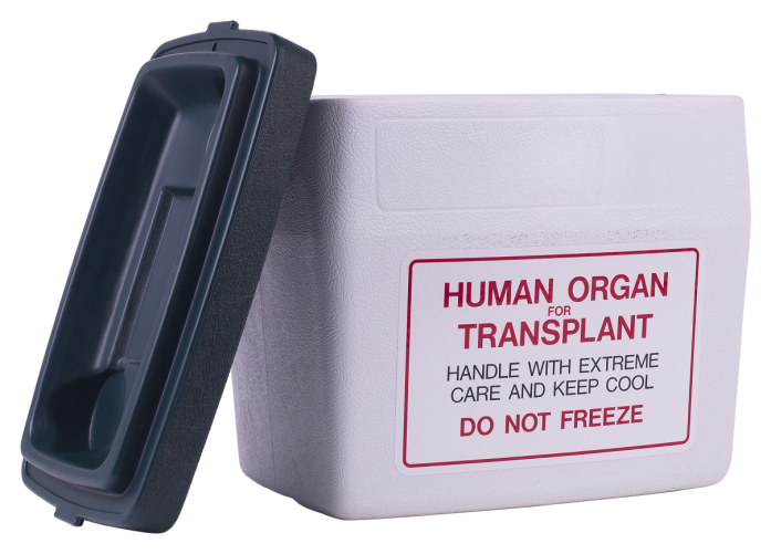 organ transplant box
