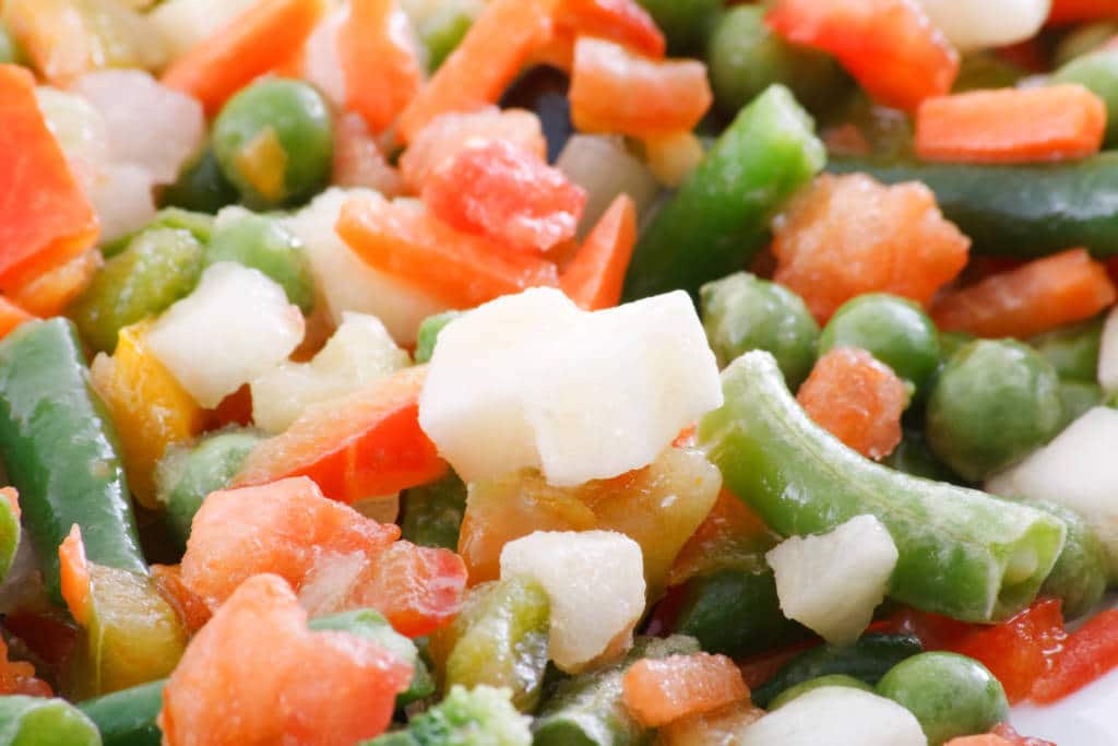 Frozen vegetables