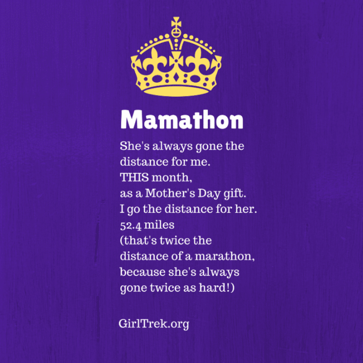 GirlTrek mamathon