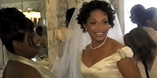 (Tisha Campbell-Martin Wedding Day 2016 / Photo credit: Sreenshot Tisha Campbell-Martin YouTube)