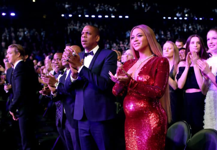 Beyonce pregnant twins 59th Grammys