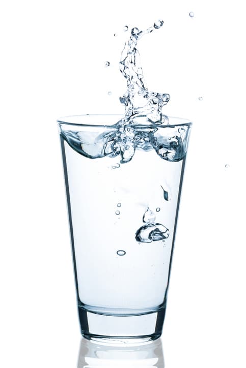glass of water