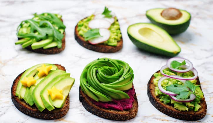 various avocado toast recipes