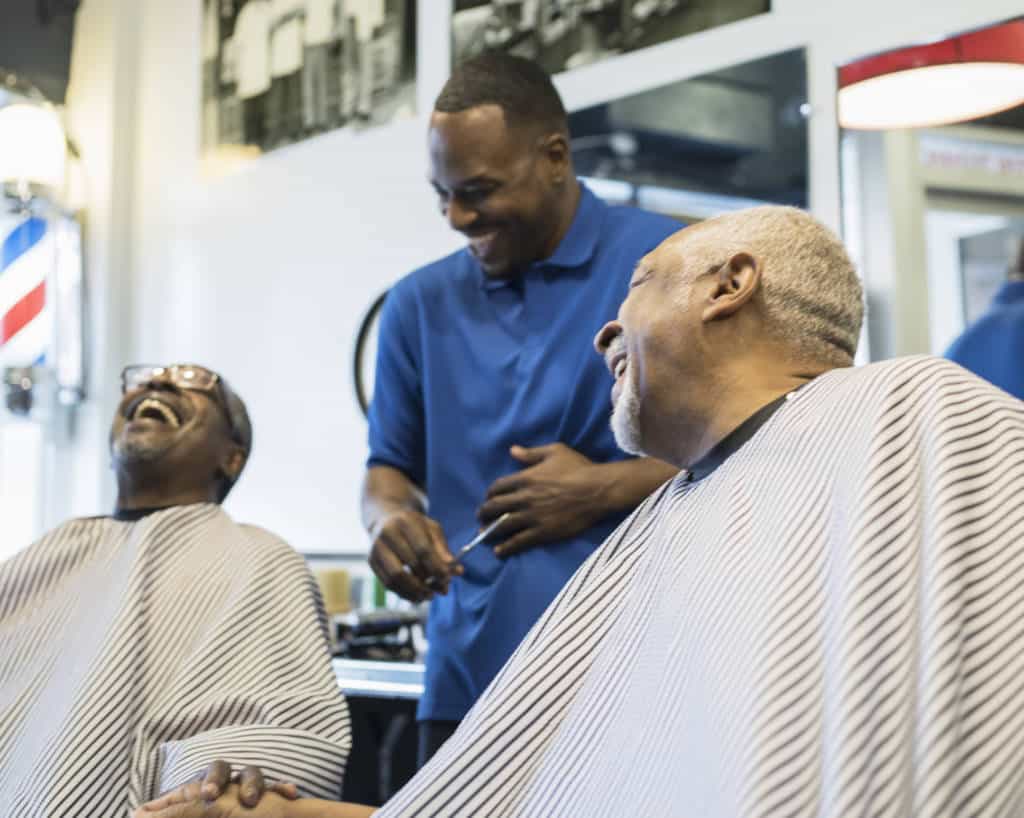 diabetes screenings at eight New York City barbershop