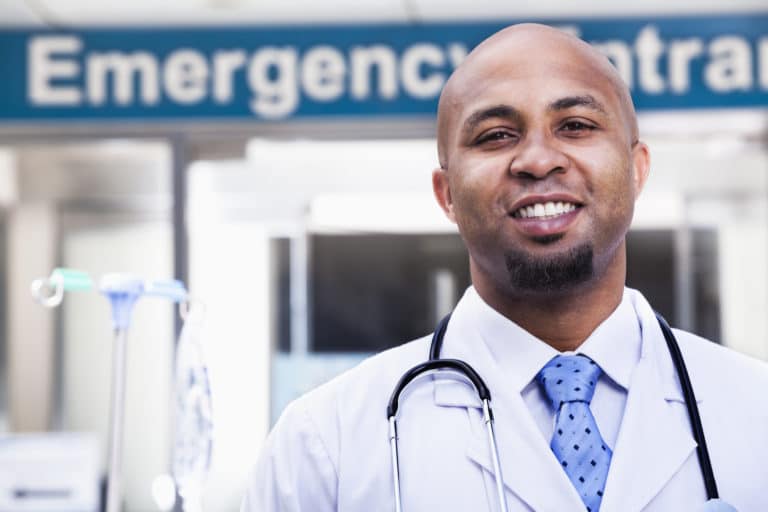 emergency room black doctor