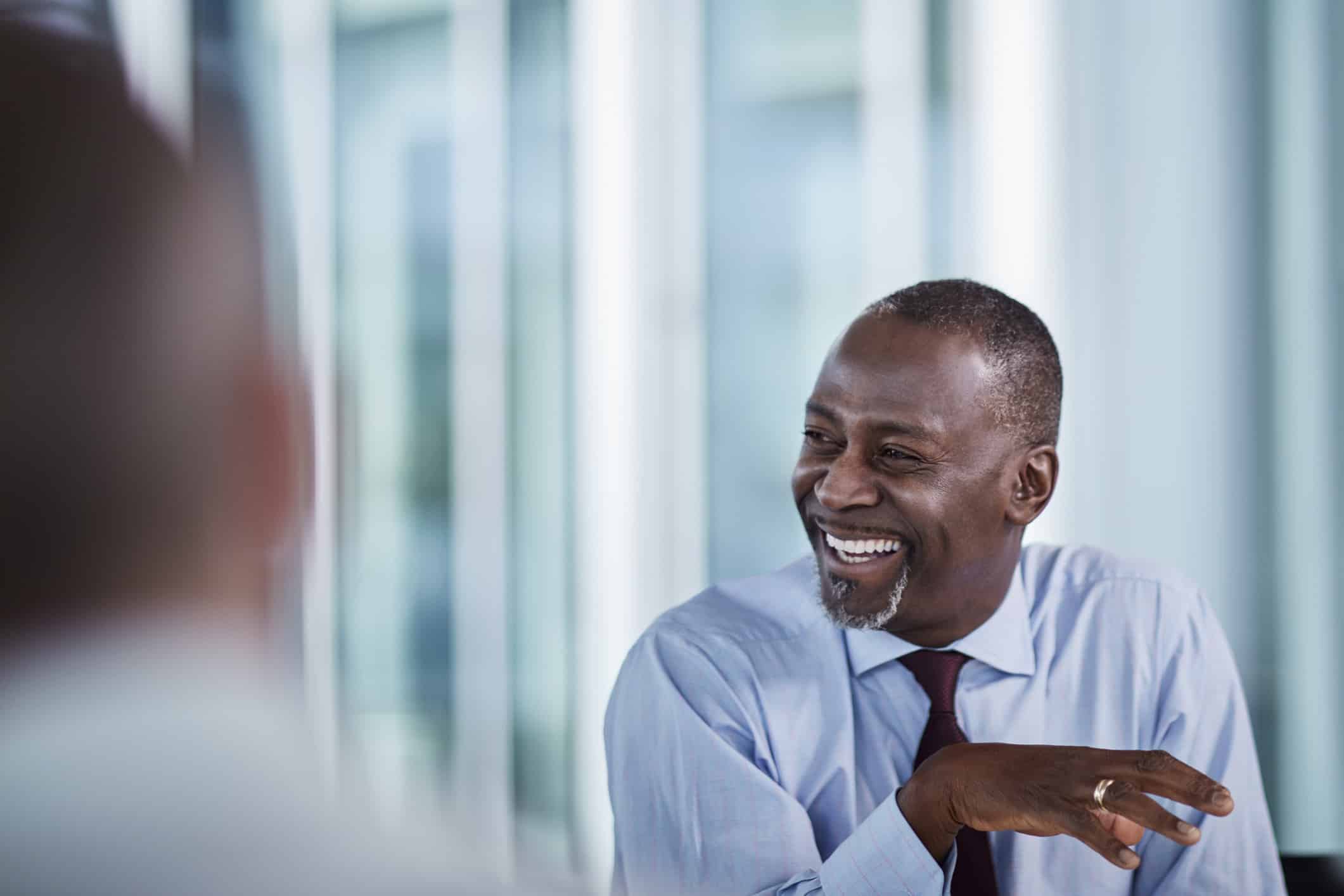 Laughing Businessman
