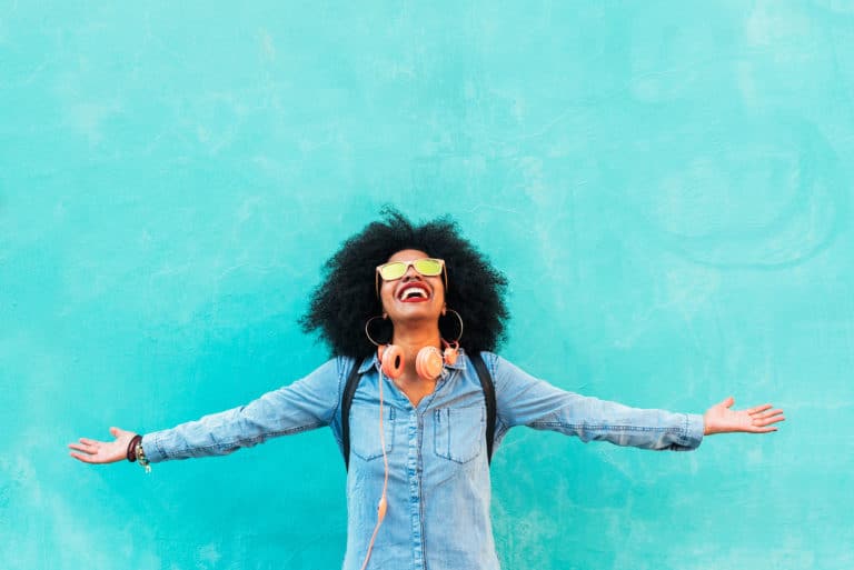 Happy Young Woman