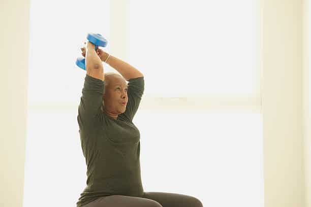 sitting down exercises