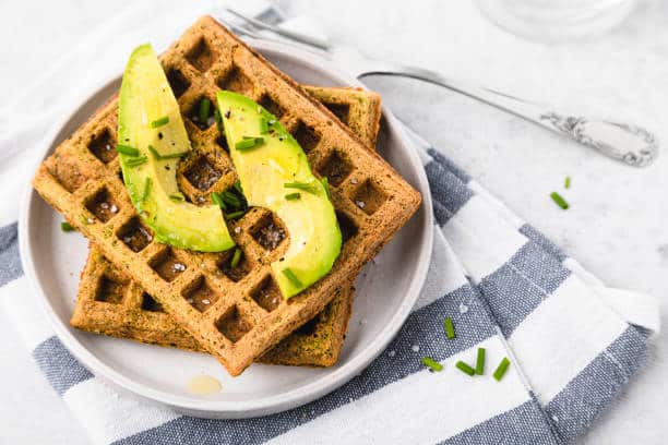 avocado waffles