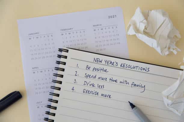 healthy resolutions