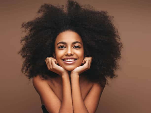 healthy hair and skin