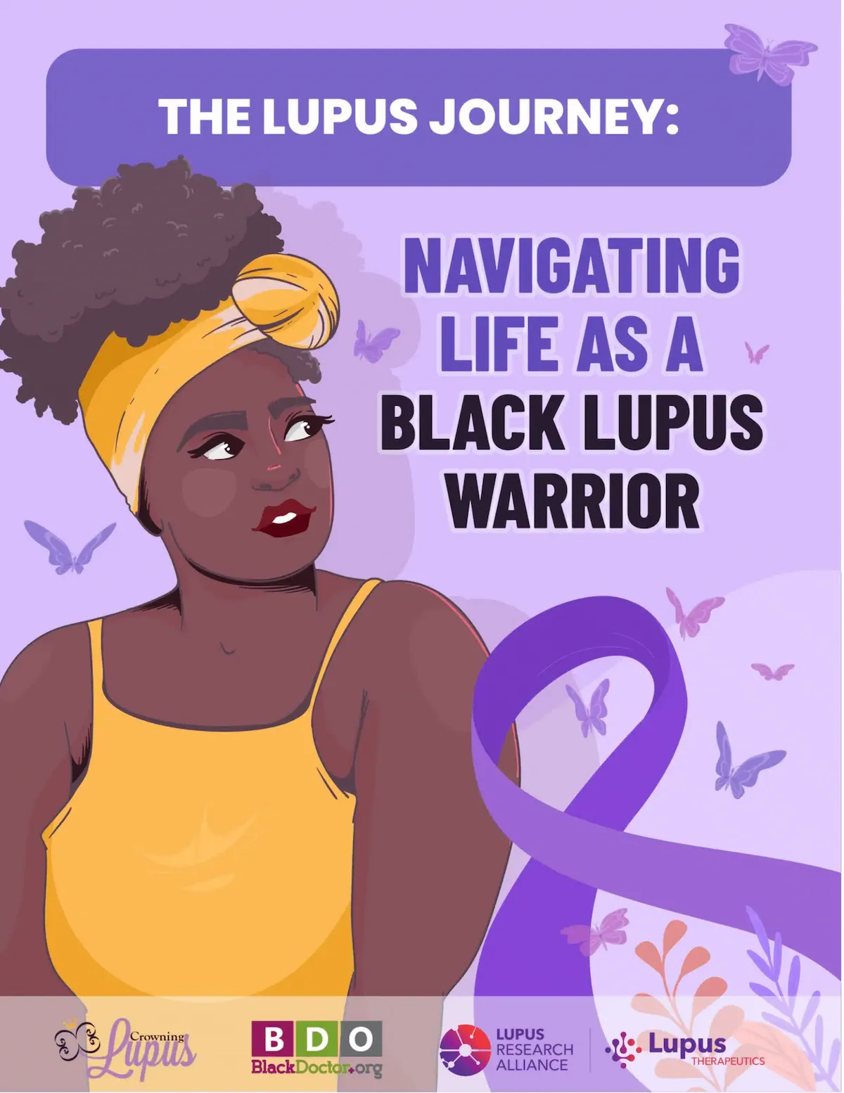 Book cover for The Lupus Journey: Navigating Life as a Black Lupus Warrior