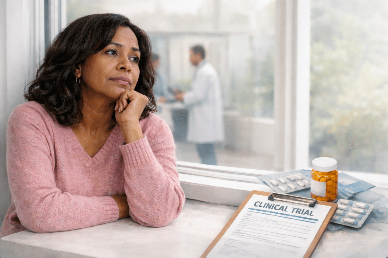 leave a clinical trial