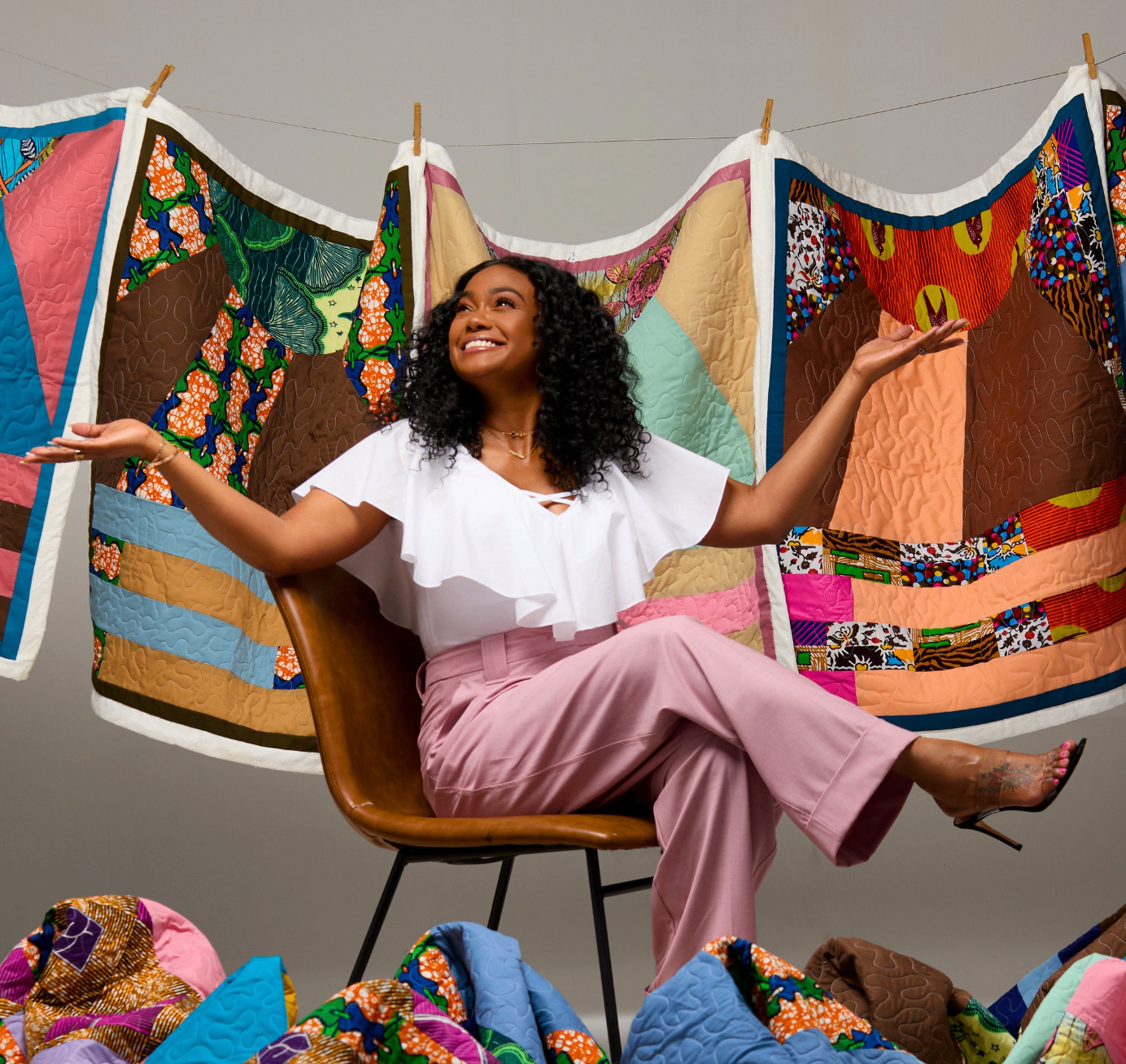 Tatyana Ali babyyams quilts